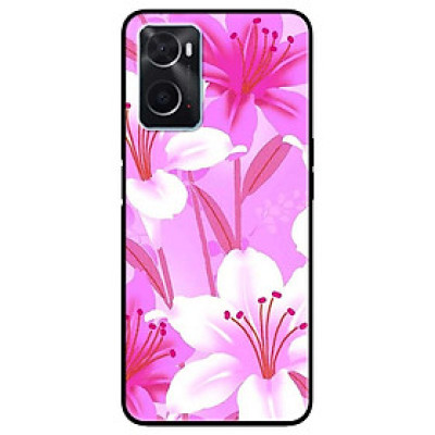 Ốp lưng dành cho Oppo A16K - Oppo A36 / A76 - Oppo Reno 7z 5G - Hoa Ly Hồng