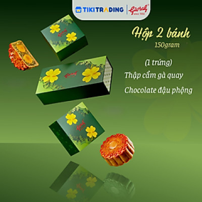 Hộp 2 Bánh Trung Thu Givral Song An 6 (150gr)