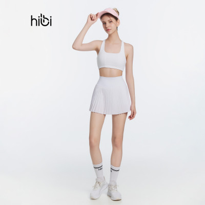 Chân Váy Thể Thao Hibi Sports SK001 New, Kiểu Xếp Ly Basic, Chất Vải Xi Cao Cấp