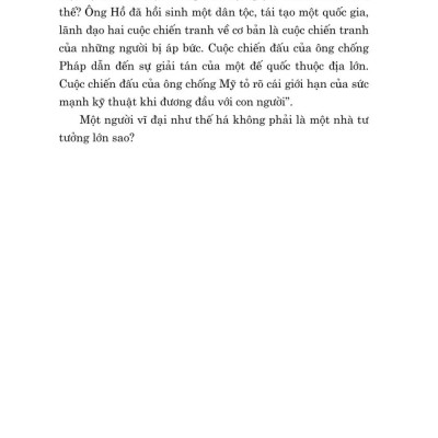 Hồ Chí Minh vĩ đại một con người (Tái bản, có chỉnh sửa) bản in 2025