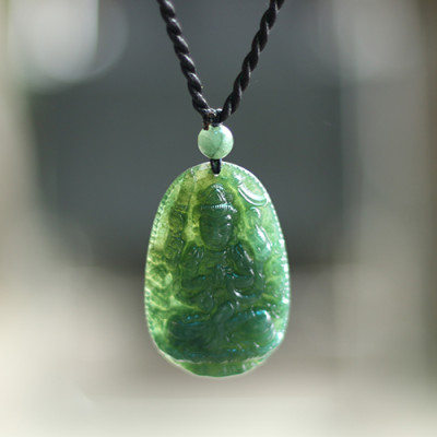 Mặt Dây Chuyền Phật Thiên Thủ Thiên Nhãn Đá Chalcedony Ngọc Quý Gemstones MD12