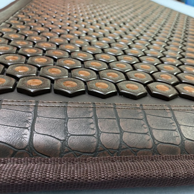 Thảm/Nệm đá nhiệt nóng Fanocare đá mắt ngọc KT 60x150cm T3000 (Tặng kèm 1 gối đá touraline)