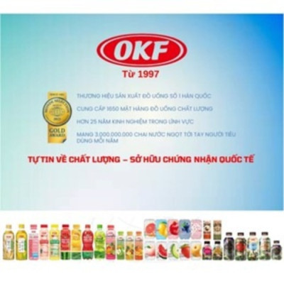 Nước dưa hấu có ga sparkling OKF Hàn Quốc 500ml x 6chai