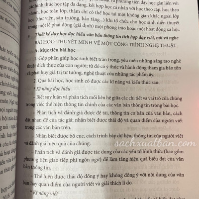 Sách Hướng Dẫn Dạy Học Môn Ngữ Văn Trung Học Phổ Thông Theo Chương Trình Giáo Dục Phổ Thông Mới