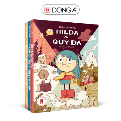 Combo 3 cuốn cuộc sống của nhà thám hiểm nhí Hilda (Hilda và quỷ đá, người khổng lồ nửa đêm, và cuộc diễu hành chim)