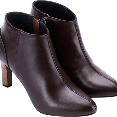 Giày Boot Nữ Da Bò Huy Hoàng HT7038 - Nâu