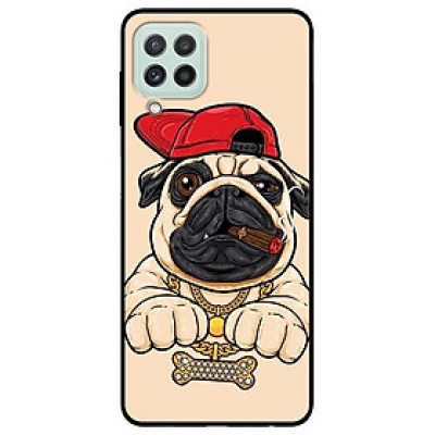 Ốp lưng dành cho Samsung A22 - Samsung S21 FE mẫu Pulldog Hiphop Nền Vàng