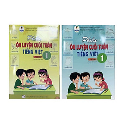 Sách - Combo Phiếu ôn luyện cuối tuần Tiếng Việt 1 (Tập 1+Tập 2) - Cánh diều