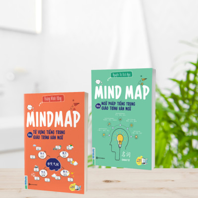 Sách - Combo Mindmap Ngữ pháp và Từ vựng Tiếng Trung theo giáo trình Hán ngữ (MC)