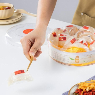 [CHÍNH HÃNG] Hộp Quà Yến Sào Hoàng Kim Kim Long Bửu Yến 100g Tổ Yến Thượng Hạng và Đông Trùng Hạ Thảo - Quà Biếu Sếp, Tặng Doanh Nghiệp Cao Cấp