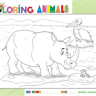 Xếp hình Tia Sáng Tê giác  (30 Mảnh Ghép) - Tặng kèm tranh tô màu cho bé