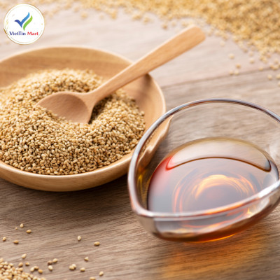 Dầu Mè Nguyên Chất Viettin Mart 1 Lít