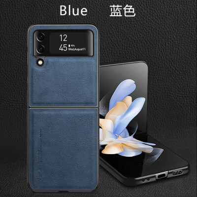 Ốp lưng da cho Samsung Galaxy Z Flip 3 (Flip 3), Z Flip 4 (Flip 4), Z Flip 5 (Flip 5) hãng X-level cao cấp viền mềm chống sốc - Hàng chính hãng