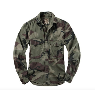 Áo sơ mi kaki dài tay chiến thuật