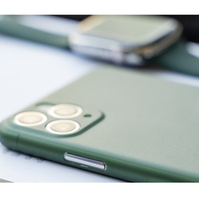 Ốp lưng lụa dành cho iPhone 11 Pro Max chính hãng Memumi siêu mỏng 0.3mm