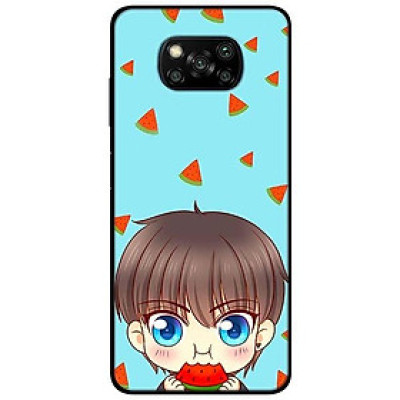 Ốp lưng dành cho Xiaomi Poco X3 mẫu Cặp Đôi Ăn Dưa 1