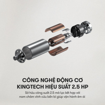 Máy chạy bộ KINGSPORT Kungfu đa năng, động cơ Kingtech hiệu suất 2.5 HP, khung sườn Kingtech Titan 2.0