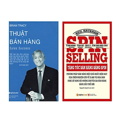 Combo Sách Marketing - Bán Hàng : Thuật Bán Hàng + Tăng Tốc Bán Hàng Bằng Spin