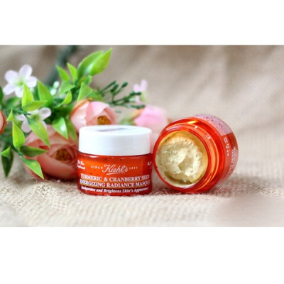 Mặt nạ dưỡng sáng da kiehls Turmeric & Cranberry Seed Energizing Radiance Masque minisize 14ml ( nghệ )