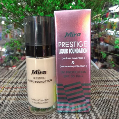 Kem nền chống nắng Mira Liquid Foundation tặng kèm móc khoá