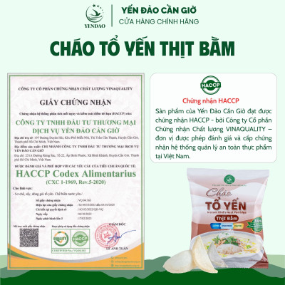 Yến Đảo - Gói Cháo Yến Thịt Bằm Chất Lượng Giàu Dinh Dưỡng Ăn Liền Tiện Lợi Cho Mọi Người