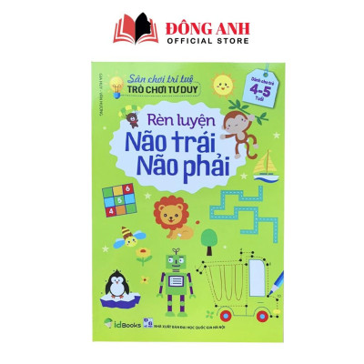 Sách - Combo 3 cuốn Sân Chơi Trí Tuệ Rèn Luyện Não Trái Não Phải dành cho bé từ 3-6 tuổi