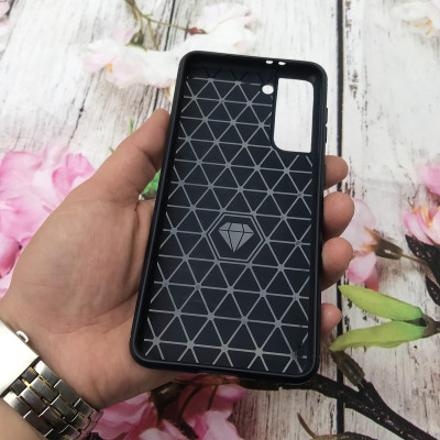 Ốp lưng chống sốc dành cho Samsung S21 Silicon hàng chính hãng Rugged Shield cao cấp - Hàng Nhập Khẩu