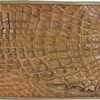 Ví Nam Da Cá Sấu Gù Chân Huy Hoàng HT2261 (12.5 x 10 cm) - Rêu