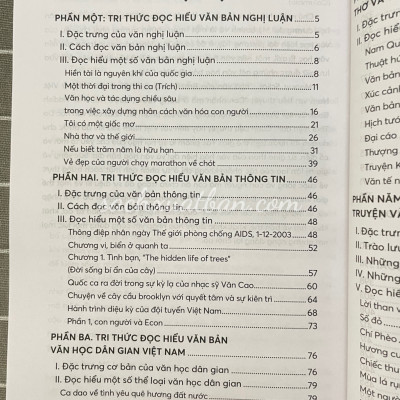 Sách Tài Liệu Đọc Hiểu Văn Bản (Dành Cho Học Sinh Lớp 10 - 11 - 12)