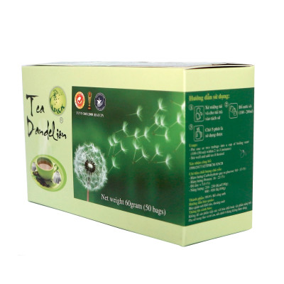 Trà Bồ Công Anh P&K - mát gan, giải độc, ngừa ung thư (50 túi lọc) - mẫu mới + Tặng kèm móc khoá CLĐ