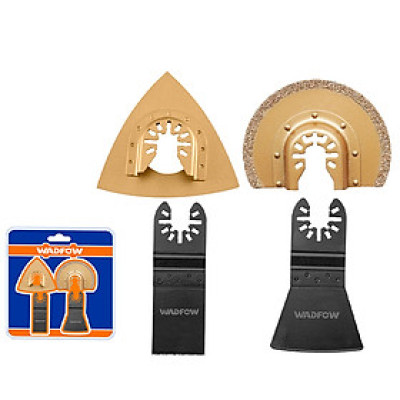 [CHÍNH HÃNG] Bộ 4 lưỡi cắt rung đa năng (gạch gốm) WMA9403 WADFOW