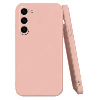 Ốp lưng silicon case cho Samsung Galaxy S23 FE mỏng 0.3mm chống bám bẩn mặt lưng siêu mềm mịn, có gờ bảo vệ camera - hàng nhập khẩu