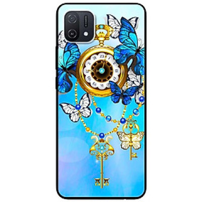 Ốp lưng dành cho Oppo A16K - Oppo A36 / A76 - Oppo Reno 7z 5G - Đồng Hồ Bướm Xanh
