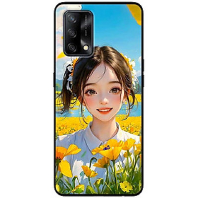 Ốp lưng cho Oppo A36 - A60 4G - A74 - A76 - A95 4G - A96 4G - Cánh Đồng Hoa Vàng - Hàng Chính Hãng