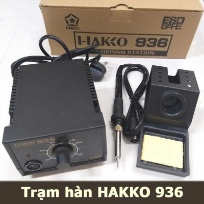 Mỏ Hàn Thiếc Hako 936 220V – Trạm Hàn Điều Chỉnh Nhiệt 200–480°C, Lên Nhiệt Nhanh, Bền Bỉ
