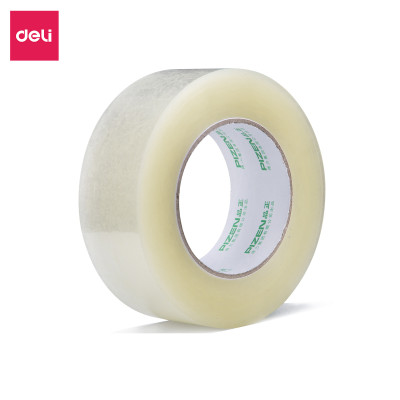 [Lốc 6 Cuộn] Băng Keo Trong , Băng Dính Dán Thùng Đóng Hàng Deli - 60/80/100/150/200 Yards - Dày Dai Chống Nước Khó Đứt 