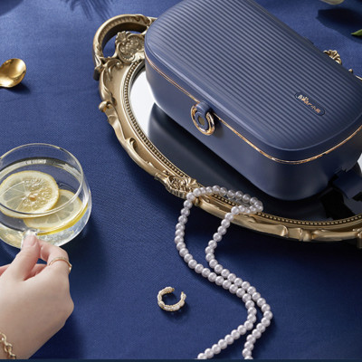 Hộp Cơm Giữ Nhiệt Tự Hâm Nóng Nấu Chín Bear DFH-P09D1 1.2L Công Suất 270 W - Hàng Nhập Khẩu