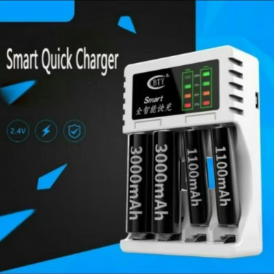 BỘ SẠC PIN TIỂU AA AAA ĐIỆN TỬ THÔNG MINH MẪU MỚI CHẤT LƯỢNG