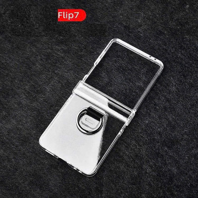 Ốp Lưng Chống Sốc Trong Suốt Kèm iRing Cho Samsung Galaxy Z Flip 7 Likgus Cover Ring – Chất Liệu Cao Cấp, Bảo Vệ 360° - Hàng Nhập Khẩu