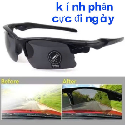 kính mắt phân cực đi đêm đi ngày cả nam và nữ chống chói mắt đen đi ngày vàng đi đêm 