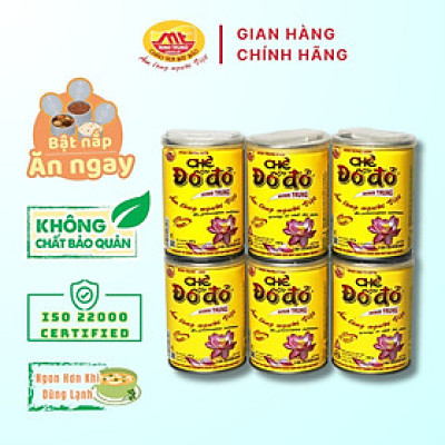 Chè đỗ đỏ Minh Trung 240g - Chè Đỗ Đỏ 6 (combo 6 lon)
