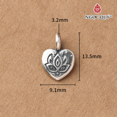 Charm bạc treo nhiều họa tiết - Ngọc Quý Gemstones