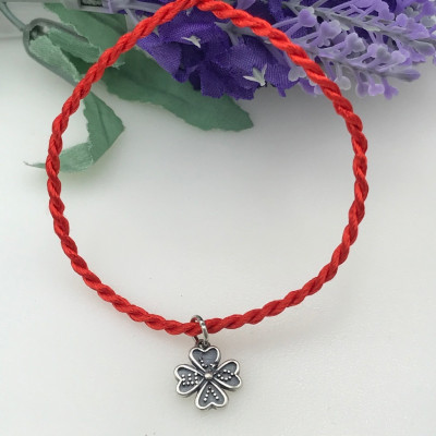 Vòng Tay  Nữ Chỉ Đỏ May Mắn Mix Họa Tiết Ngẫu Nhiên BẠC HIỂU MINH LTU544