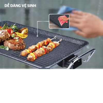 Vỉ nướng điện Sunhouse SHD4607 1500 W - Hàng Chính Hãng 100%