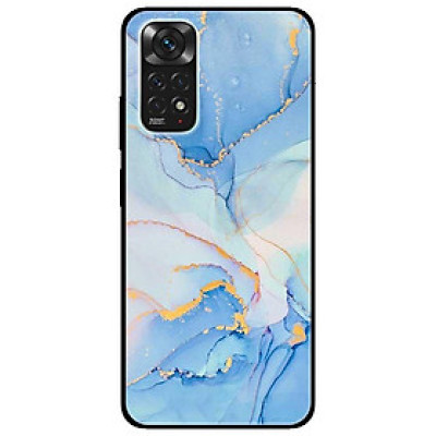 Ốp lưng dành cho Xiaomi Redmi Note 11 4G mẫu Màu Loang Xanh