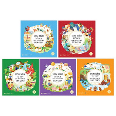 Bộ Sách Ươm Mầm Tư Duy Qua Truyện Kể Dân Gian (Bộ 5 Cuốn) - Nhóm Biên Soạn ETS, Quỳnh Rùa