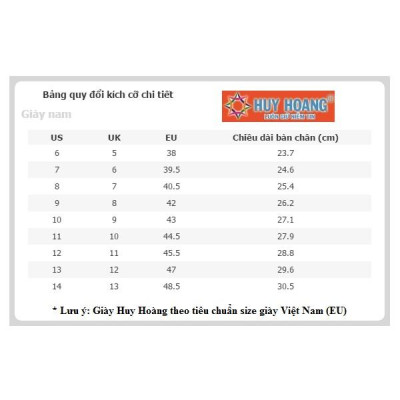 HP7551 - Giày tăng chiều cao Huy Hoàng màu đen