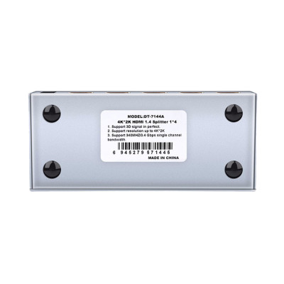 Bộ Chia HDMI 1 ra 4 Dtech DT-7144A - Hàng Chính Hãng