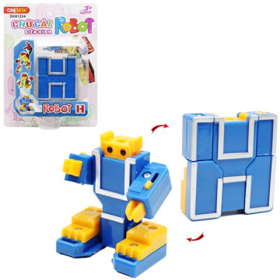 Đồ Chơi Lắp Ráp Biến Hình Robot Chữ Cái H - Cresta DK81234