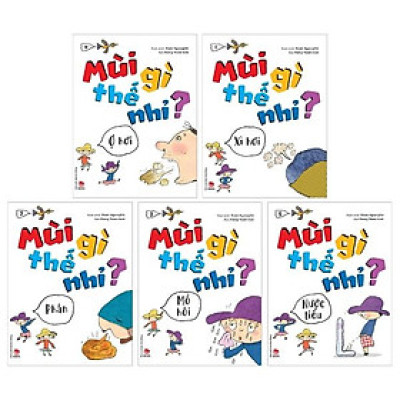 Combo Mùi Gì Thế Nhỉ? (Bộ 5 Cuốn) - Sách khoa học cho tuổi mẫu giáo (NXB Kim Đồng)